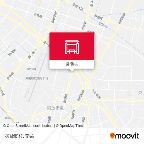 硕放职校地图