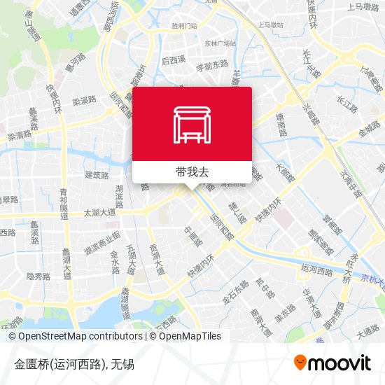 金匮桥(运河西路)地图