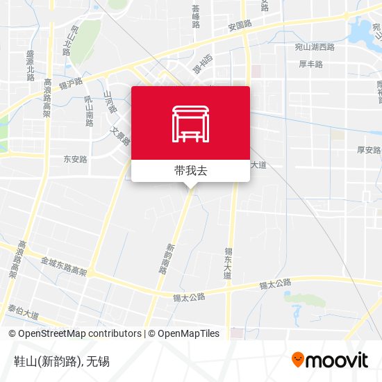 鞋山(新韵路)地图