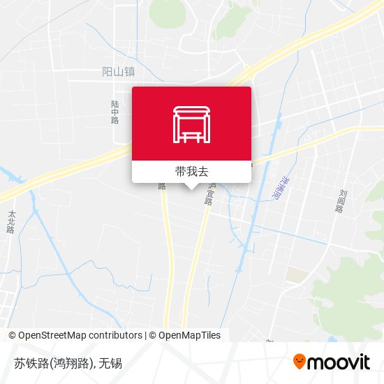 苏铁路(鸿翔路)地图