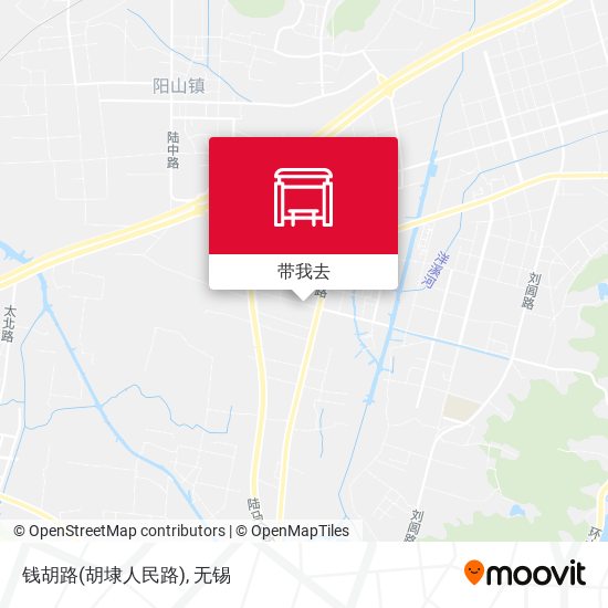 钱胡路(胡埭人民路)地图