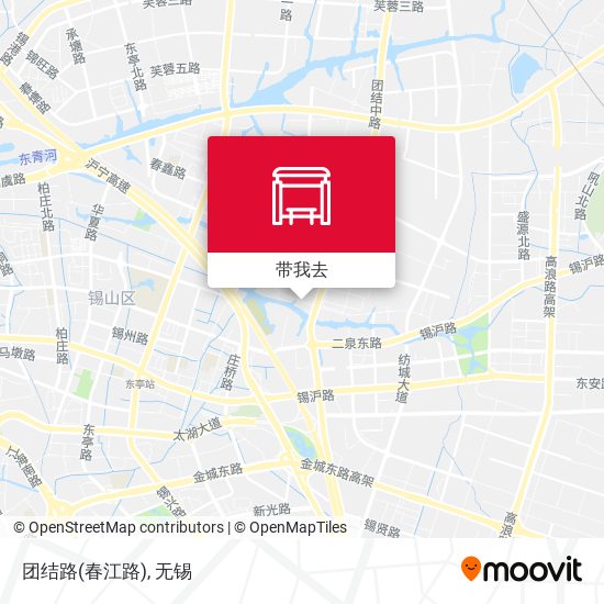 团结路(春江路)地图