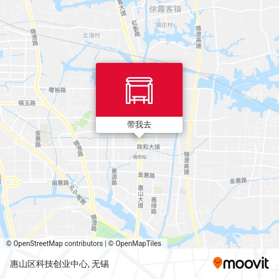 惠山区科技创业中心地图