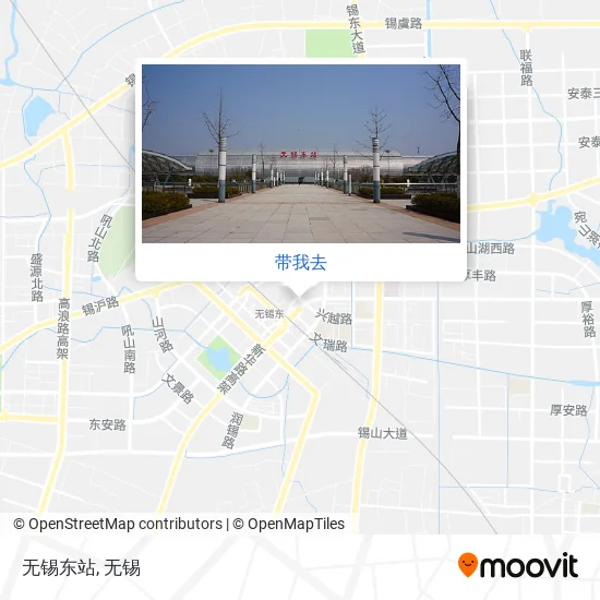 无锡东站地图