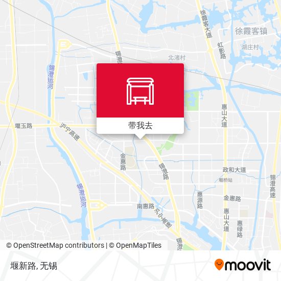 堰新路地图