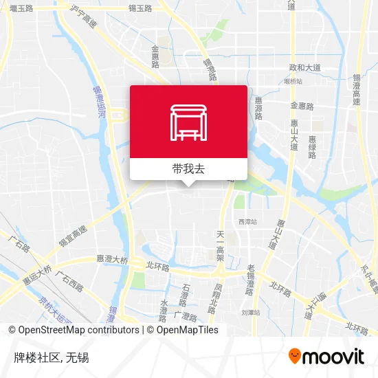 牌楼社区地图