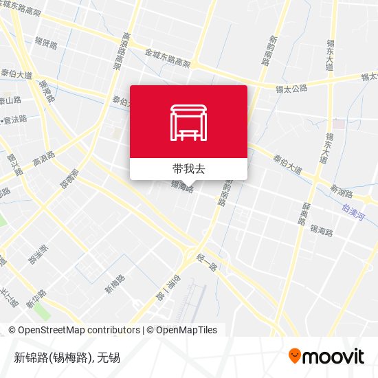 新锦路(锡梅路)地图