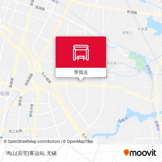 鸿山(后宅)客运站地图