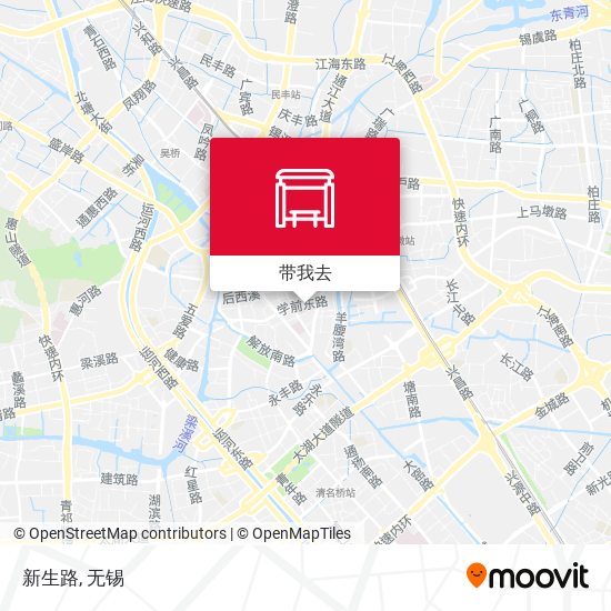 新生路地图