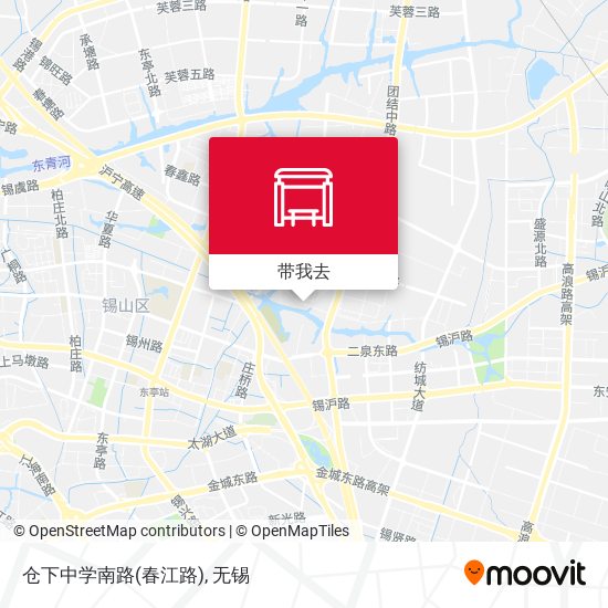 仓下中学南路(春江路)地图