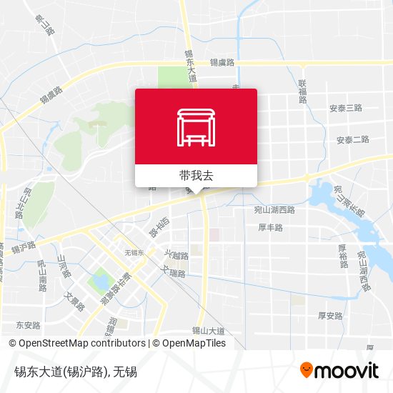 锡东大道(锡沪路)地图