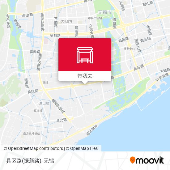 具区路(振新路)地图