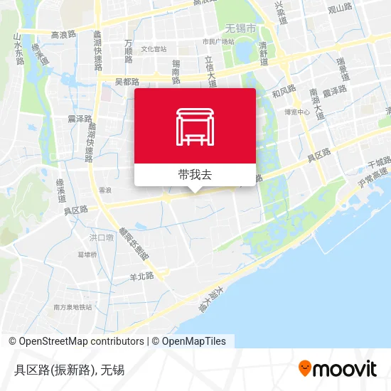 具区路(振新路)地图