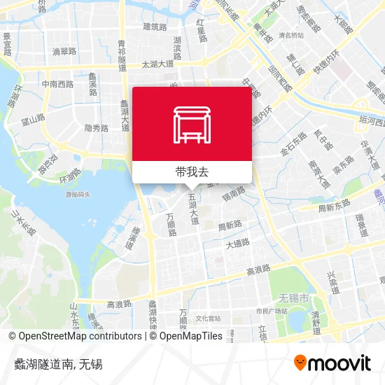蠡湖隧道南地图