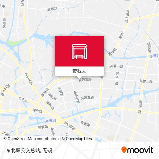 东北塘公交总站地图