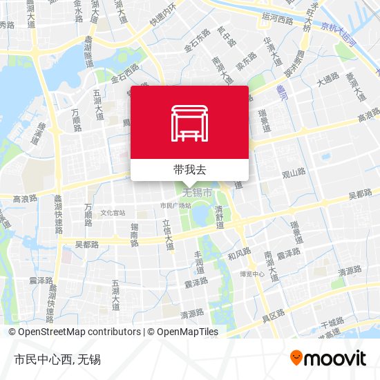 市民中心西地图