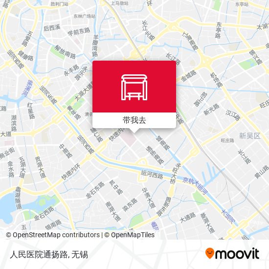人民医院通扬路地图