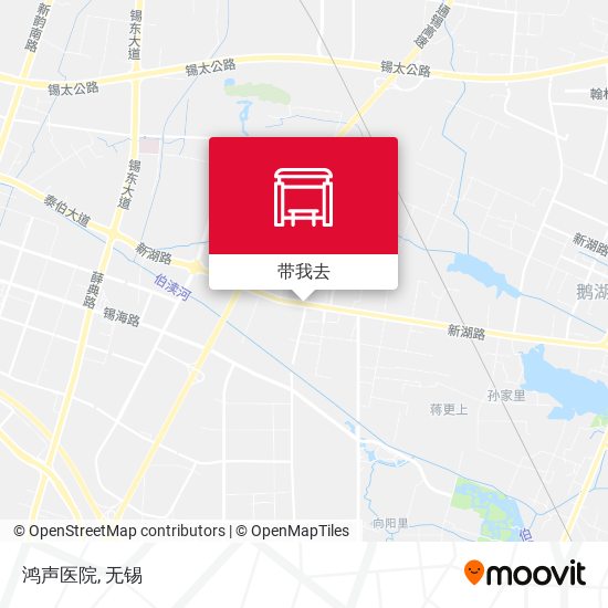 鸿声医院地图
