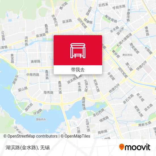 湖滨路(金水路)地图