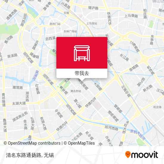 清名东路通扬路地图