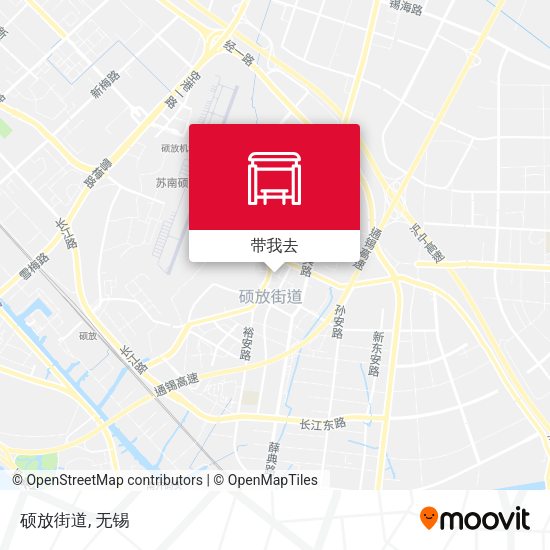 硕放街道地图