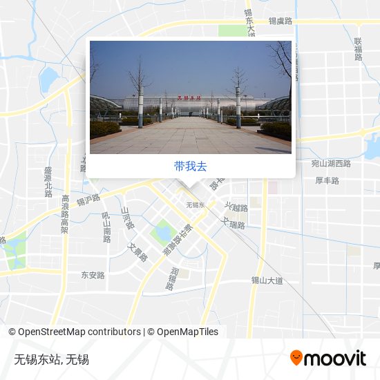 无锡东站地图
