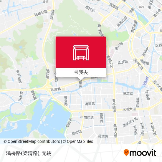 鸿桥路(梁清路)地图