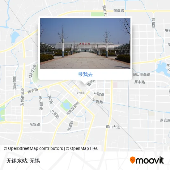 无锡东站地图