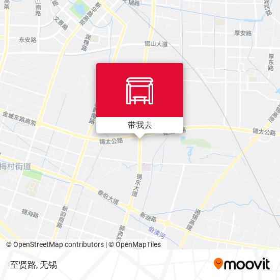 至贤路地图