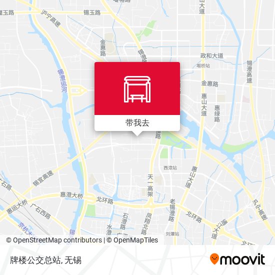 牌楼公交总站地图