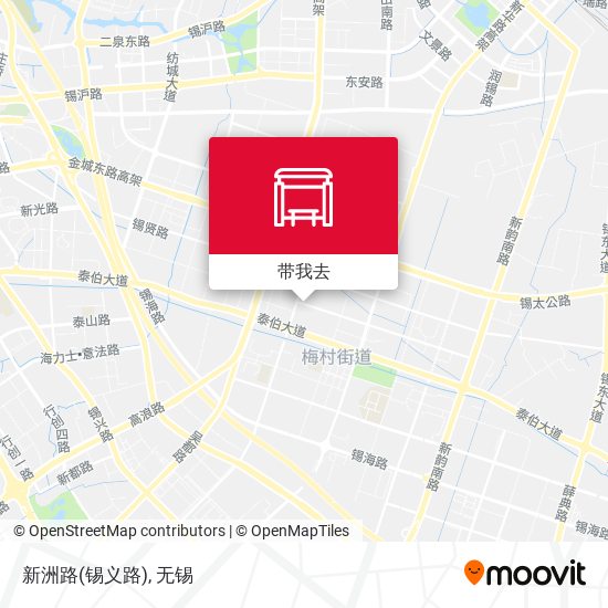 新洲路(锡义路)地图