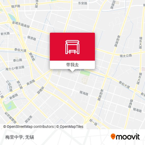 梅里中学地图