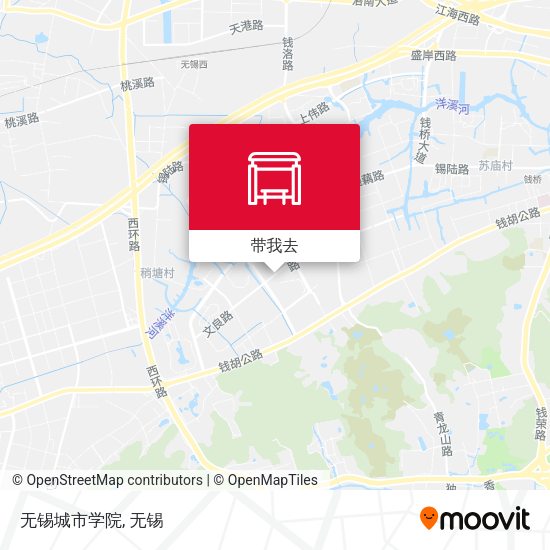 无锡城市学院地图