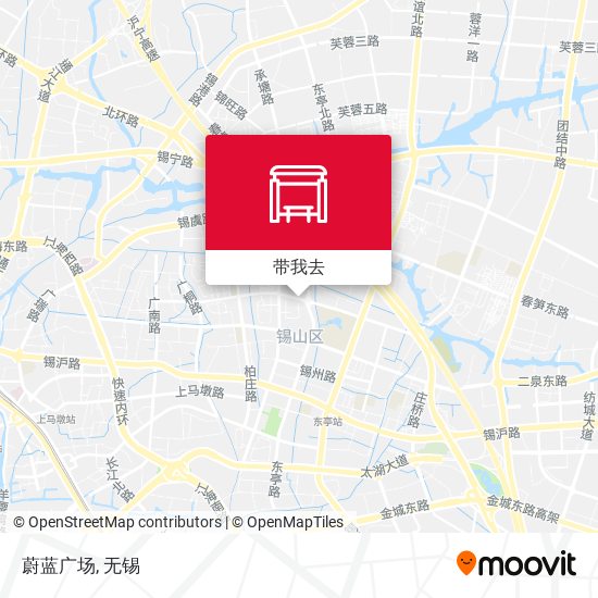 蔚蓝广场地图
