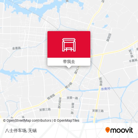 八士停车场地图