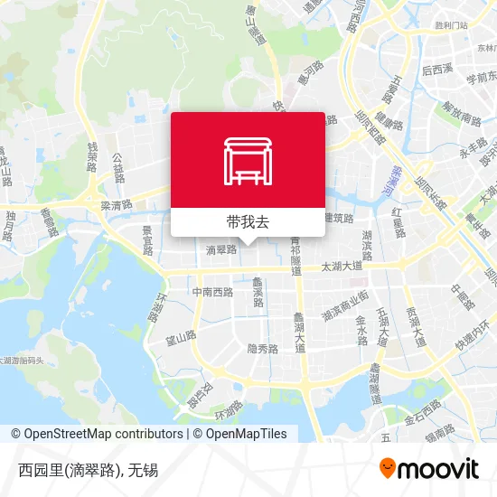 西园里(滴翠路)地图