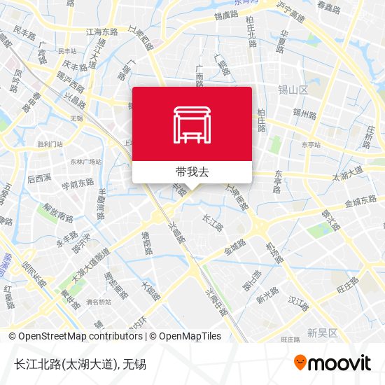 长江北路(太湖大道)地图