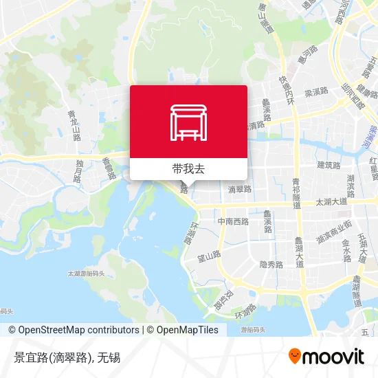 景宜路(滴翠路)地图