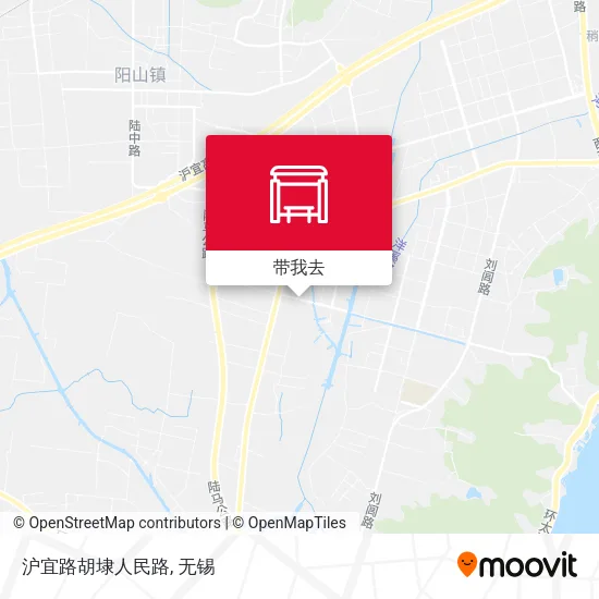 沪宜路胡埭人民路地图