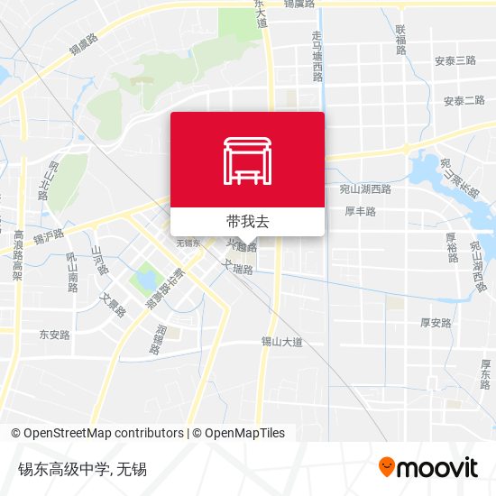 锡东高级中学地图