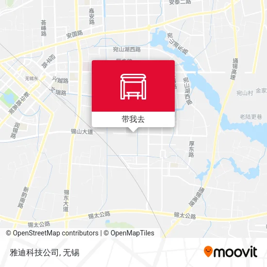 雅迪科技公司地图