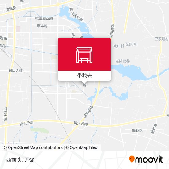 西前头地图