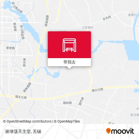 谢埭荡天主堂地图