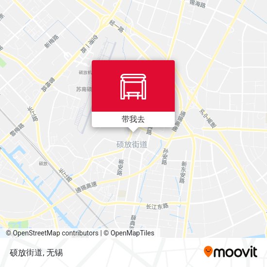 硕放街道地图