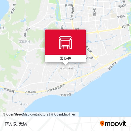 南方泉地图