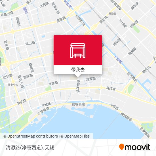 清源路(净慧西道)地图