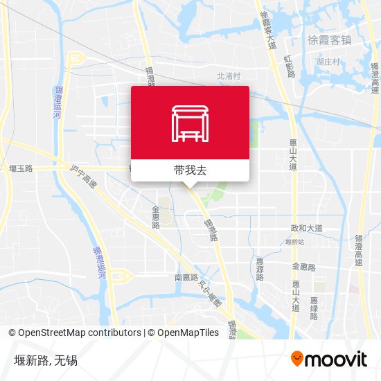 堰新路地图