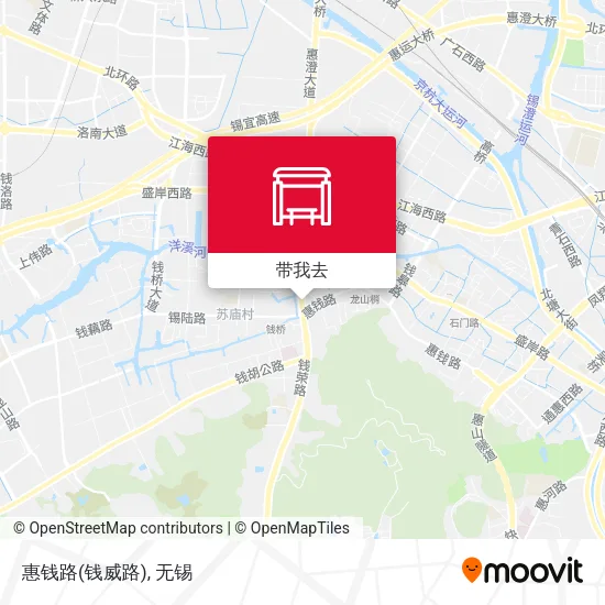 惠钱路(钱威路)地图