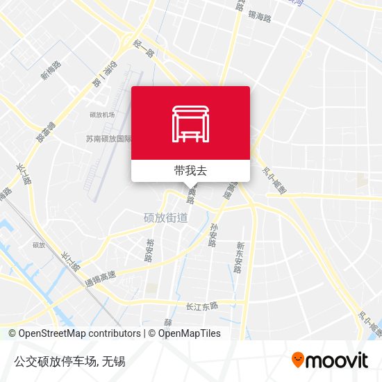 公交硕放停车场地图