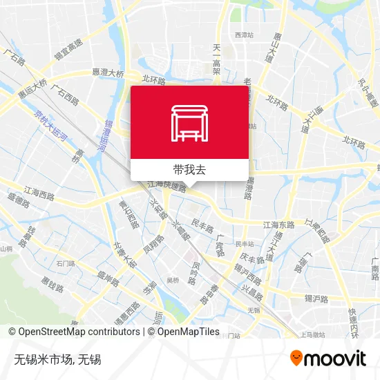 无锡米市场地图